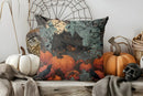 Halloween Ghosts & Castle Print Pillow Cover for Sofa, Bedroom, Car - Axyaa
