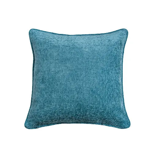 Brown Chenille Cushion Cover 18x18Inch by Axyaa - Luxe Pillowcase for Home Decor