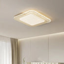 Axyaa Cream Minimalism LED Ceiling Light for Bedroom Living Room Home Decor