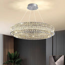 Axyaa Crystal Chandelier Pendant Light for Luxurious Living Room and Bedroom