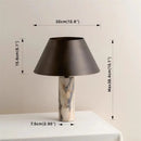 Axyaa Marble Table Lamp, Modern Design, LED Desk Lamp for Home Living Room Bedroom.