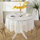 Axyaa White Lace Tablecloth for Wedding Decor and Events