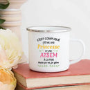 Axyaa Atsem Top Mug | Enamel Coffee Cup School Gifts