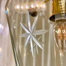 Axyaa French Glass Pendant Light: Vintage Copper, Ideal for Bedroom, Study, Dining Room