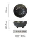 Axyaa Retro Soy Sauce Dipping Plate Set - Commercial & Household Sauce Dish