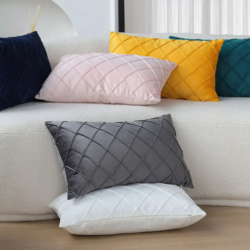 Axyaa Soft Decorative Rectangular Pillow Cover 30x50 Ultra Soft Sofa Throw Cushion
