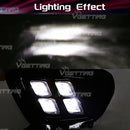 Axyaa LED Fog Lamps DRL Daytime Running Lights for KIA Sorento 2015-2017
