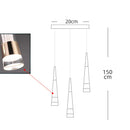 Axyaa Nordic Home Decoration Stair Chandelier Living Room Bedroom Dining Room Pendant Ceiling Light