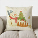 Axyaa Nutcracker & Fairy Pillow Cover for Sofa, Bedroom, Car - Festive Home Decor