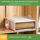 Axyaa Brown Drawer Storage Box for Clothes, Toys, Shoes - Space-Saving Organizer