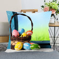 Axyaa Satin Fabric Easter Pillow Case Set for Wedding and Home Decor