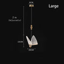 Axyaa Nordic Butterfly Chandelier: Modern Fashion Pendant Lights for Kitchen, Bedside, Stair & Restaurant