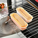 Silicone Rectangular Cake Mold Set by Axyaa: Baking Molds for Cake, Bread, Toast, and Ice Cubes