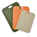 Axyaa Food Grade PP Cutting Boards Set - Kitchen Chopping Mats for Fruit, Meat & More