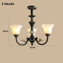 Axyaa Luxury Frosted Glass Chandelier for Living Room Bedroom