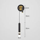 Axyaa Copper Bedside Wall Spotlight: Modern Luxury Reading Lamp