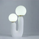 Nordic Glass Desk Lamp Axyaa LED Table Light Original Design Bedroom Study Resin Body