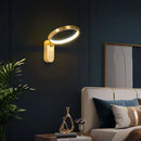 Axyaa Copper Wall Lamp Nordic Minimalist Luxury Bedside Lighting