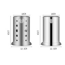 Stainless Steel Cutlery Storage Rack for Kitchen Organization by Axyaa