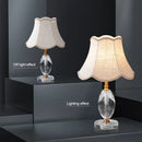 Axyaa Crystal Desk Lamp LED with Remote Control for Home Living Room