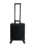 Axyaa Aluminum Rolling Makeup Case with Lockable Trays - Salon Organizer Trolley