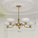 Axyaa Modern French Bedroom Chandelier LED Lamp