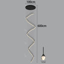 Axyaa Crystal Chandelier Stair Pendant Light Modern Living Room Interior Lighting