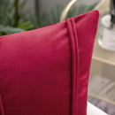 Axyaa Velvet Lumbar Throw Pillow Covers 12x20 Inch - Farmhouse Cushion Cover Cojines