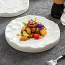 Axyaa Stone Pattern Porcelain Plate - Modern Commercial Western Dessert Plate