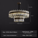 Axyaa European Crystal Chandelier: Elegant Lighting for Home