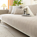 Axyaa Chenille Jacquard Sofa Cover, Non-Slip Couch Slipcover for All Seasons
