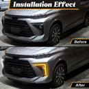 Axyaa Avanza Veloz Daytime Running Lights Turn Signal Front Bumper Daylight White Yellow