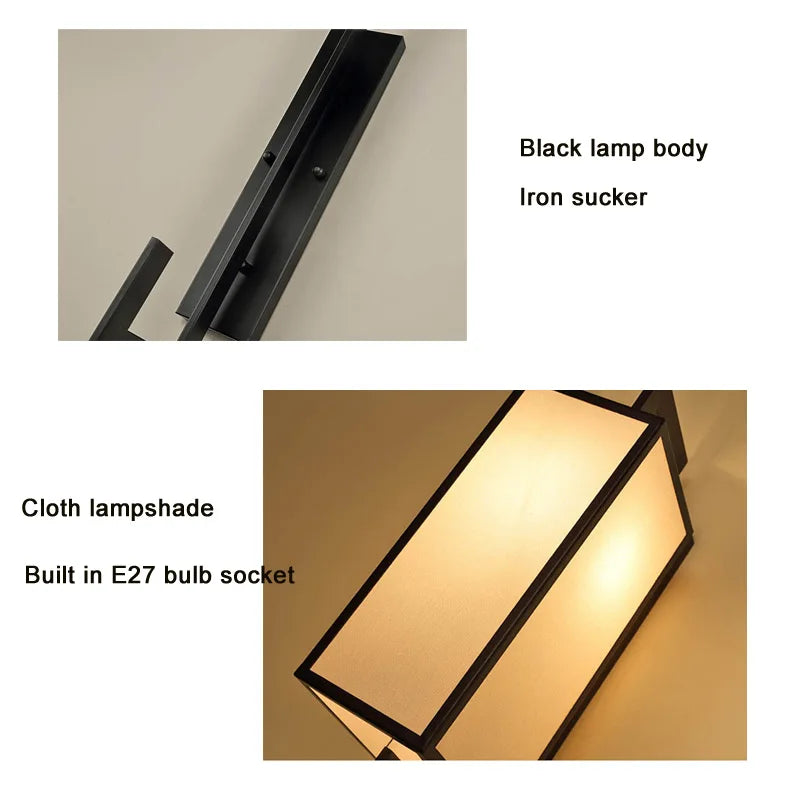 Axyaa Retro Iron Art Wall Sconce Light for Living Room Bedside Décor