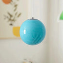 Axyaa Glass Lollipop LED Pendant Light for Children's Room and Home Bedroom