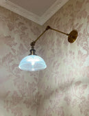 Axyaa Glass Swimming Arm Wall Lamp Retro Reading Lamp Bedside Industrial LED Wall Light