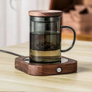 Axyaa Glass Tea Cup with Filter, Lid & Anti-scald Handle, 400ml Heat-resistant Drinking Cup