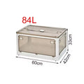 Axyaa Foldable Storage Box with Lid: Large Capacity Organizer for Toys, Books, and More