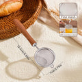 Axyaa Stainless Steel Fine Mesh Colander with Plastic Handle