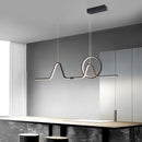 Axyaa Modern LED Kitchen Island Pendant Chandelier for Dining Room