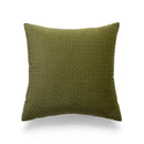 Embroidered Green Cushion Covers 45X45 - Axyaa Plush Throw Pillow for Sofa Décor