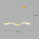 Axyaa Modern Indoor Pendant Chandelier LED Ceiling Light for Dining Room