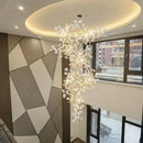 Axyaa Ceramic Ginkgo Shape Chandelier Light Fixture