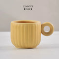 Axyaa Ceramic Coffee Mug & Snack Dish Set for Home Office Tea Drinking
