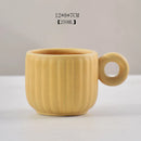 Axyaa Ceramic Coffee Mug & Snack Dish Set for Home Office Tea Drinking