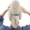 Axyaa Microfiber Hair Towel: Quick-drying, Absorbent Cap for Women
