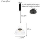 Axyaa Nordic Glass Chandelier: Modern Lighting for Dining Tables, Kitchen, Bars & Indoor Spaces