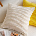 Axyaa Floral Embroidered Pillowcase - Green Yellow Cotton Cushion Cover