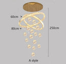Axyaa LED Ceiling Lamp Chandelier for Modern Bedroom and Dining Room