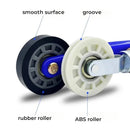 Axyaa LED Strip Light Installation Tool: Rubber Wheel Handle Roller for Aluminum Profile Clamp.