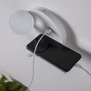 Axya USB Wall Lamp Fast Charging Bedroom Spotlight Shelf Reading Light